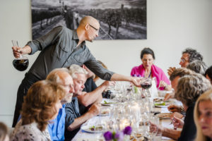 Wine dinner at Passatempo Wine studio