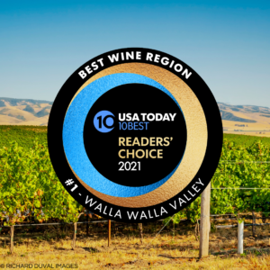 Walla Walla Valley Successfully Defends Its Title, Named 'Best Wine Region' in the 2021 USA TODAY 10Best Readers' Choice Awards 1
