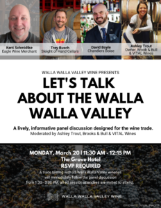 Walla Walla Wine On Tour Trade & Media Tastings 2