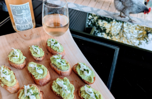 Crostini with Edamame Pesto 1