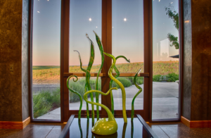The connection between glass art and wine: a taste of the art at Long Shadows 1